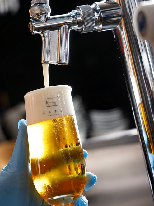 ビールにこだわっている