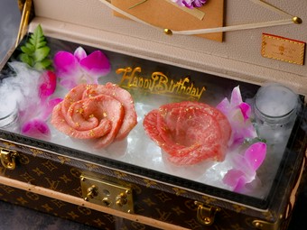 『フルール』（お祝い玉手箱）の予約で、2名でも個室利用が可能