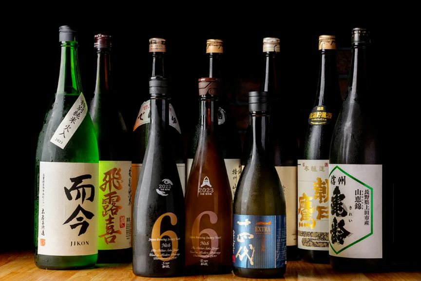 十四代・而今・花陽浴など日本酒は常時30種類あり！