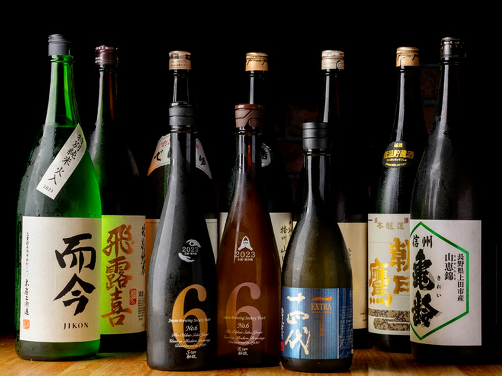 十四代・而今・花陽浴など日本酒は常時30種類あり！