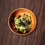 根強い人気のサラダ!自家製のドレッシングとの相性抜群。癖になる方多し♪。