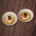 〆の一杯に。梅か明太子を選べます。梅も明太子もどっちも人気です♪