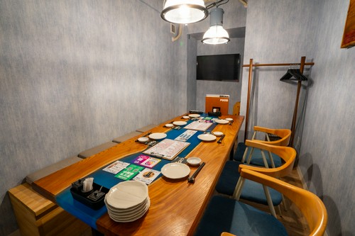 人気の完全個室は2部屋