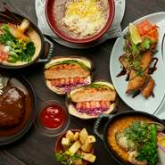 カジュアルに磨き抜かれた味わいを楽しむレストラン【HUSH HUSH】のお昼ごはん。
お仕事の合間や、ちょっぴり贅沢なおひとりさまランチにいかがですか。
営業時間：11:30～14:30（L.O.14:00）