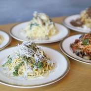 東北6県をイメージしたパスタになります。