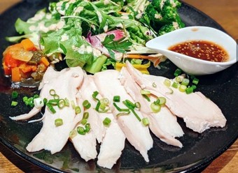 鶏のとろ胸肉の低温調理