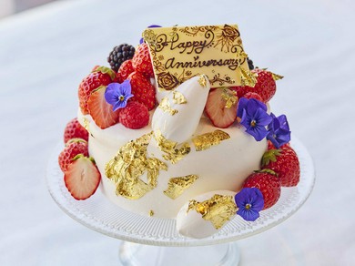 記念日のお手伝い！ホールケーキ付コースもございます♪