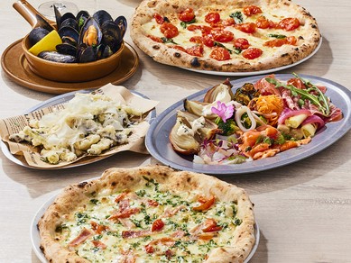 【120分飲み放題付き】２種類の世界一のPIZZAが楽しめるコース