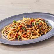 Santa Lucia Style Bucatini with Octopus and Olive