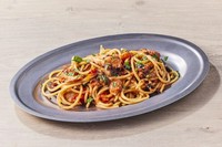 Santa Lucia Style Bucatini with Octopus and Olive