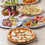特選牛の窯焼きと世界一のPIZZAが楽しめる全7皿のコース。