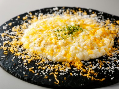 チーズ×宮城県産の米。素材が奏でるハーモニー『2種のチーズリゾット』