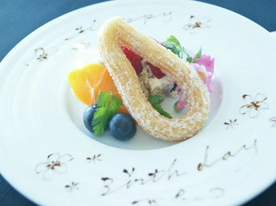 誕生日の方にメッセージプレートでサプライズ