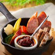 Sausage and Roasted purk fillet　