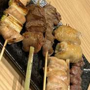 当店特製の串焼きを170円～ご用意しております。