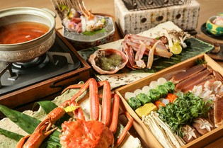 三国で水揚げされた「蟹」を使った至福の逸品料理を