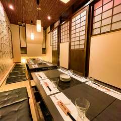 ゆったり落ち着けるお部屋で食事を◎