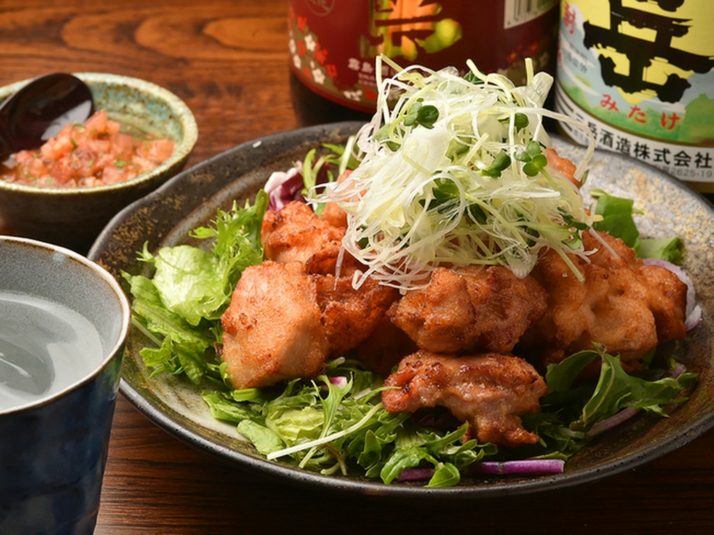 匠の大山鶏からあげ～トマトの油淋鶏ソースを添えて～