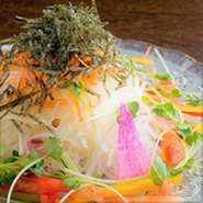 さっぱりとした和風サラダ