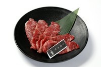 霜降りのカルビ。