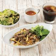 牛ハラミのステーキボウル