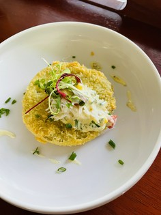 焼津グリーントマトでつくる「Fried Green Tomato」