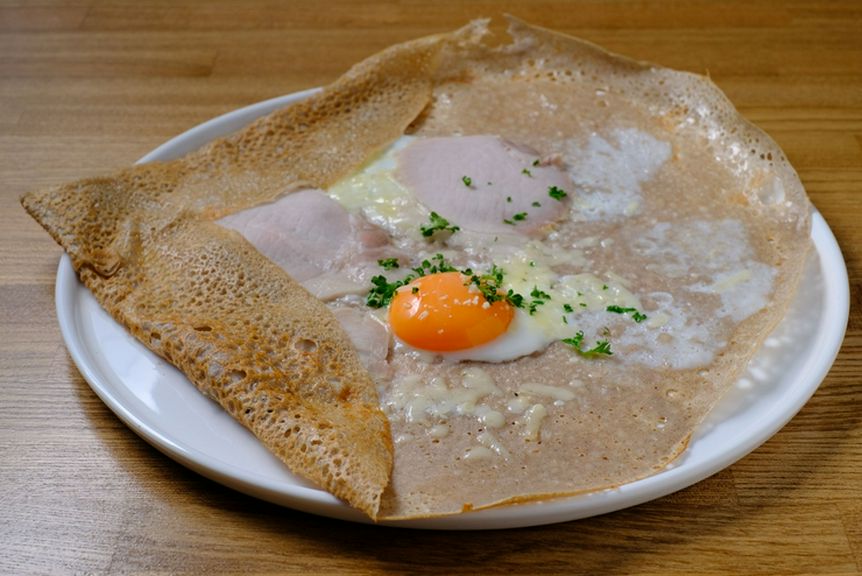 自家製ロースハムのガレット