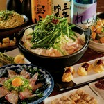 博多道場の大人気メニューと季節の料理を楽しめるコース！
