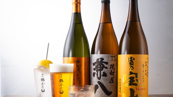 焼酎にこだわっている