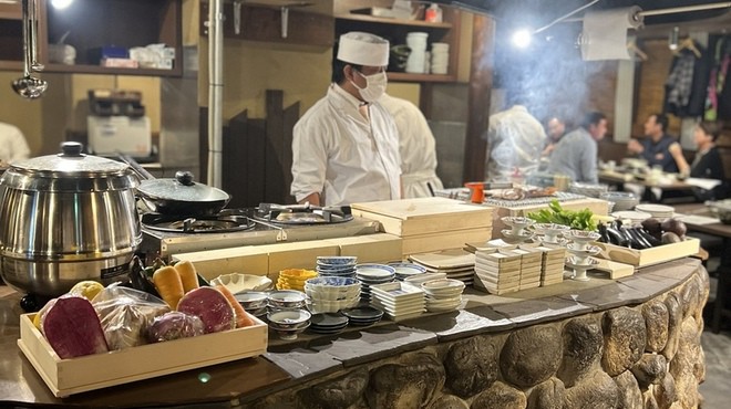 カウンター席がある