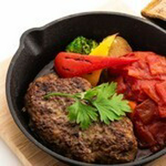 手ごねしっかりハンバーグ