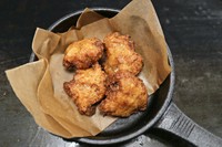 こめくま特製ナゲットです。
豆腐を使用しふんわりジューシーに仕上げてます。