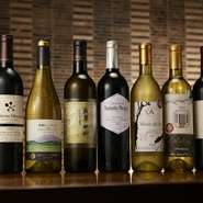 国産にこだわったワインは日本全国から厳選したものだけをご用意