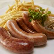 3種ソーセージの盛り合わせ