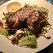 塩漬け豚のグリル 