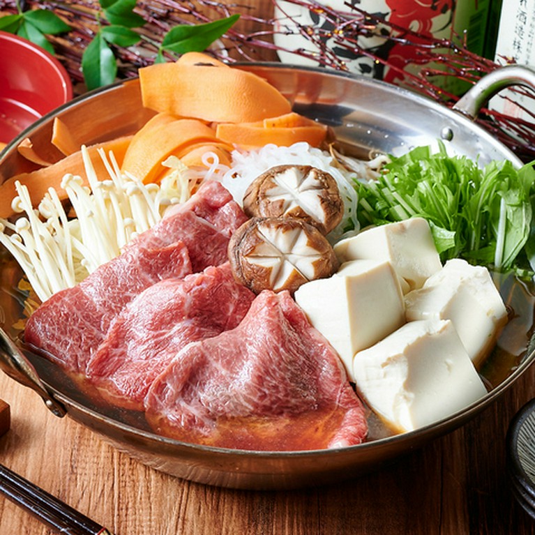 馬肉のすき焼き