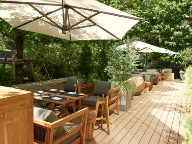 テラス席がある