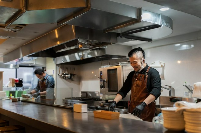 カウンター席がある