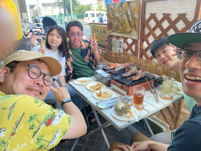 テラス席がある