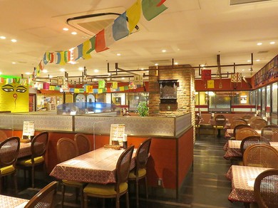 開放感のある店内