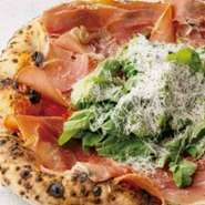 生ハムとルッコラ