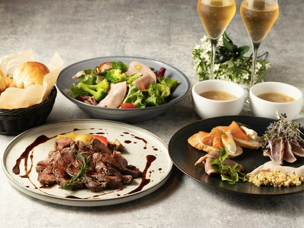 【ネット予約限定】黒毛和牛イチボのステーキコース