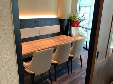 個室でゆったり接待