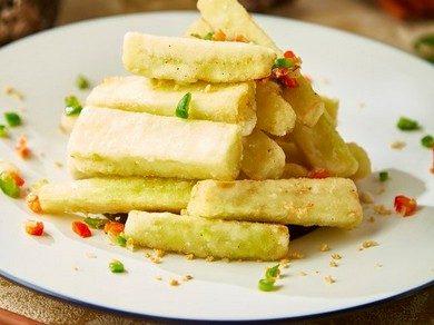 茄子の塩胡椒風味