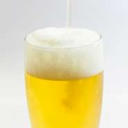 ■生ビール 　グラス 820円
■生ビール 小グラス 550円