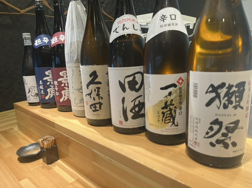 日本酒の種類も豊富