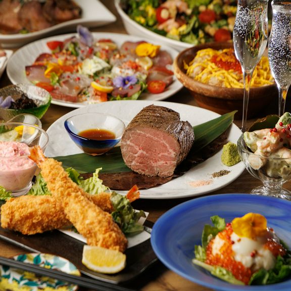 Mr．Happyのイチオシ厳選日本酒約30種類以上飲み放題付きコース！
