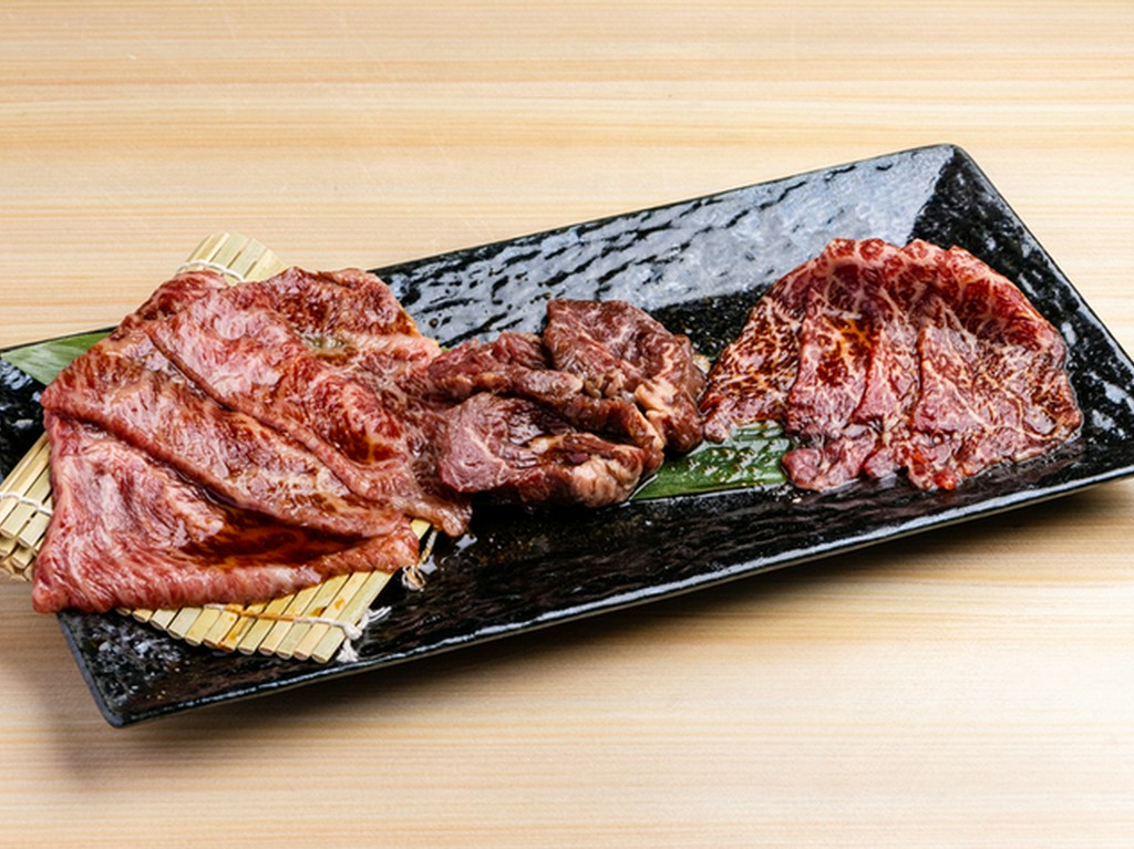 特選和牛3種盛り合わせ