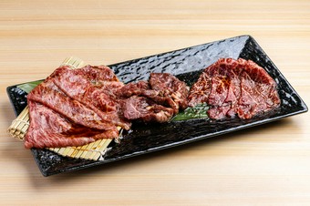 特選和牛3種盛り合わせ