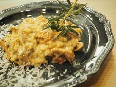 ポルチーニ茸とパンチェッタのリゾット